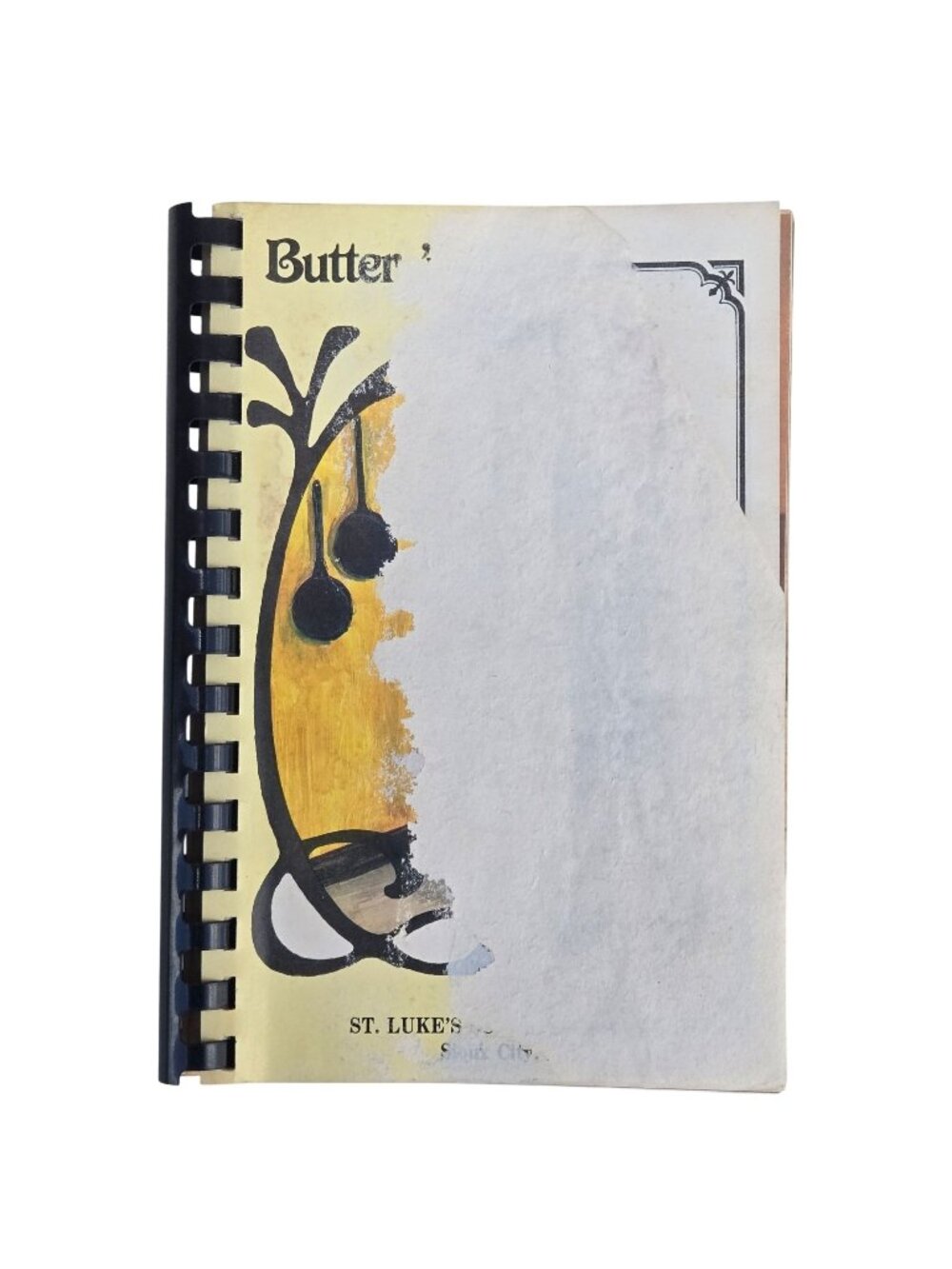 St Lukes School Of Nursing Cookbook Recipe Book Sioux City Iowa 1980s AS IS